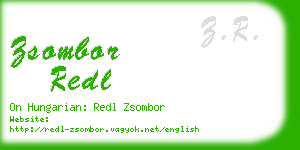 zsombor redl business card